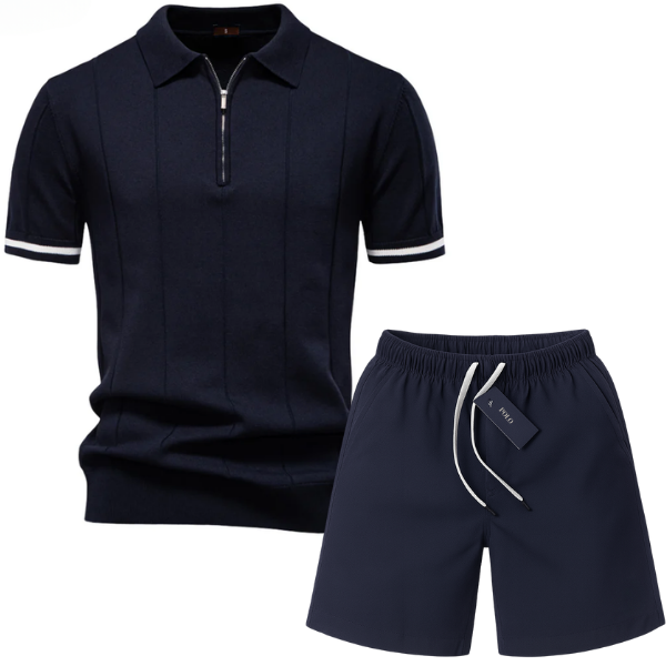 Classic Knit Polo Premium Get Premium Chino Shorts FREE